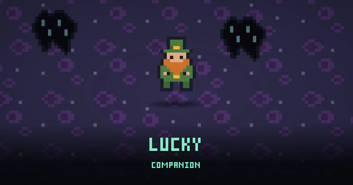 LUCKY, a companion in Ada's Trail, standing on THE RIFT