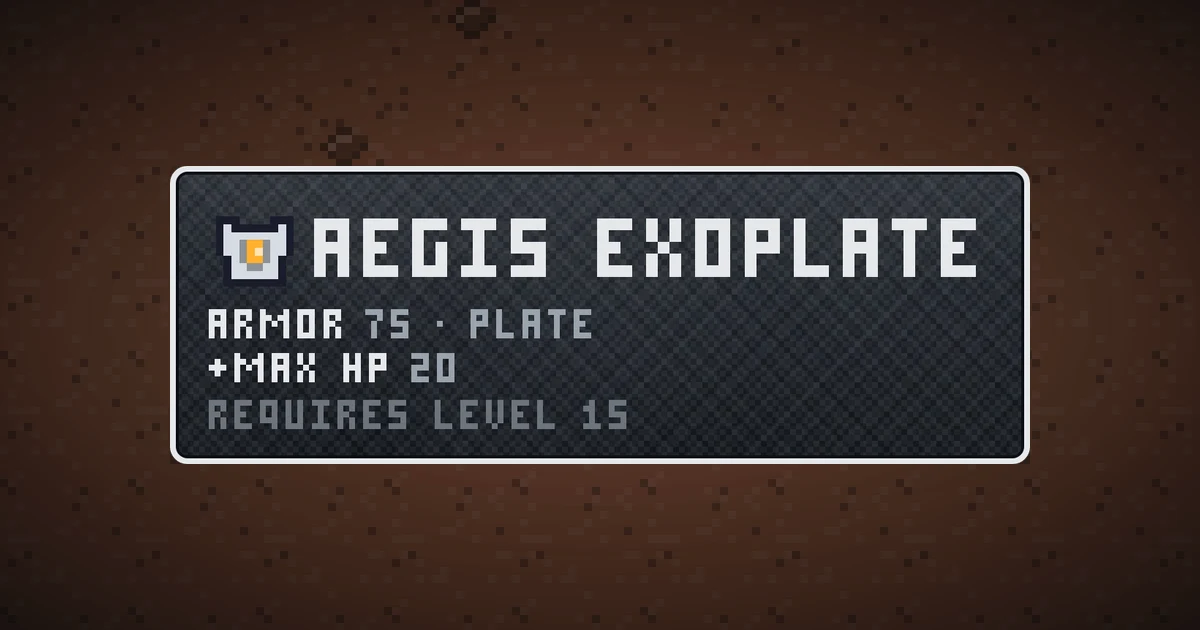 AEGIS EXOPLATE, a base item chest in Ada's Trail, shown on the map of MARS where it drops