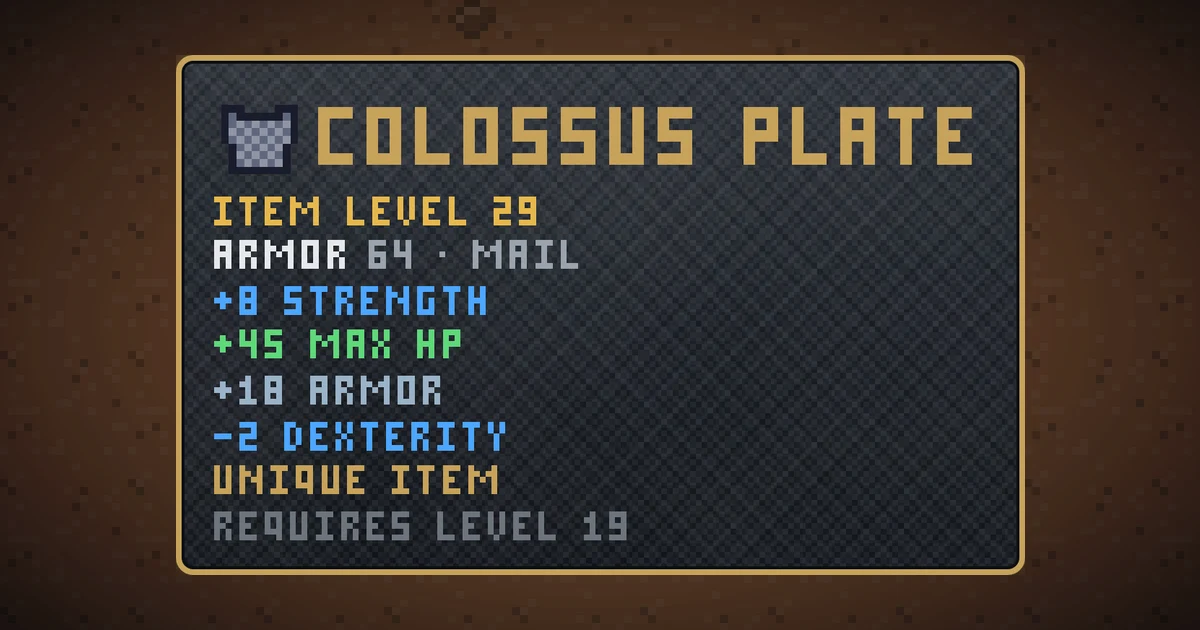 COLOSSUS PLATE, a unique chest in Ada's Trail, shown on the map of MARS where it drops