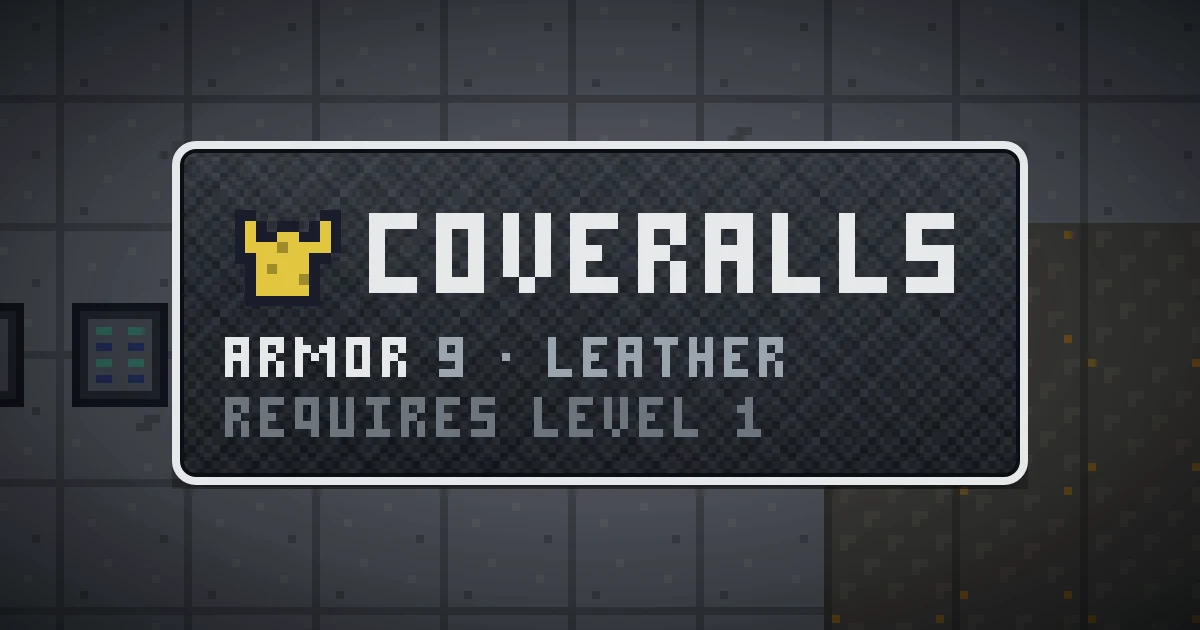 COVERALLS, a base item chest in Ada's Trail, shown on the map of GOODCO HQ where it drops