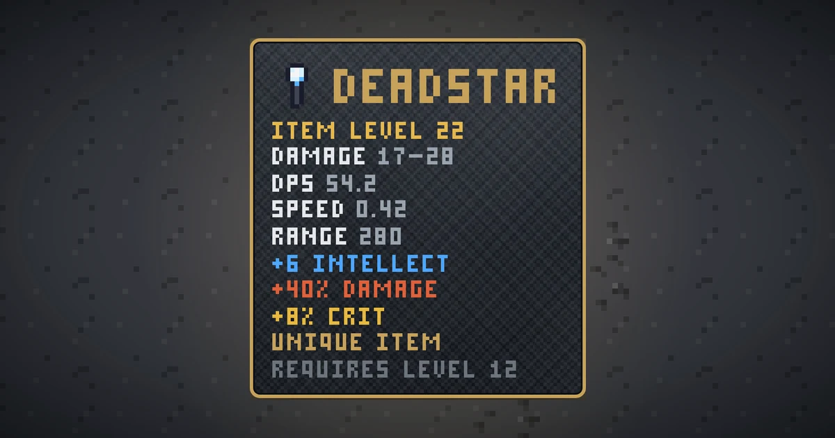 DEADSTAR, a unique weapon in Ada's Trail, shown on the map of THE MOON where it drops