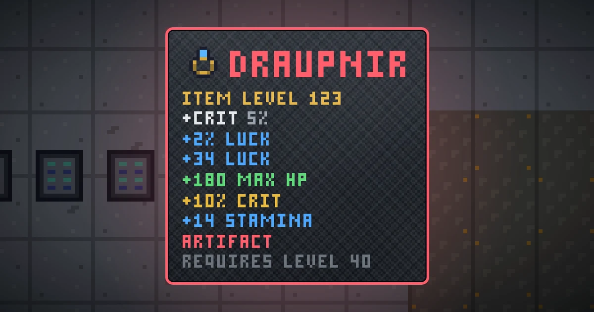 DRAUPNIR, a artifact ring in Ada's Trail, shown on the map of GOODCO HQ where it drops