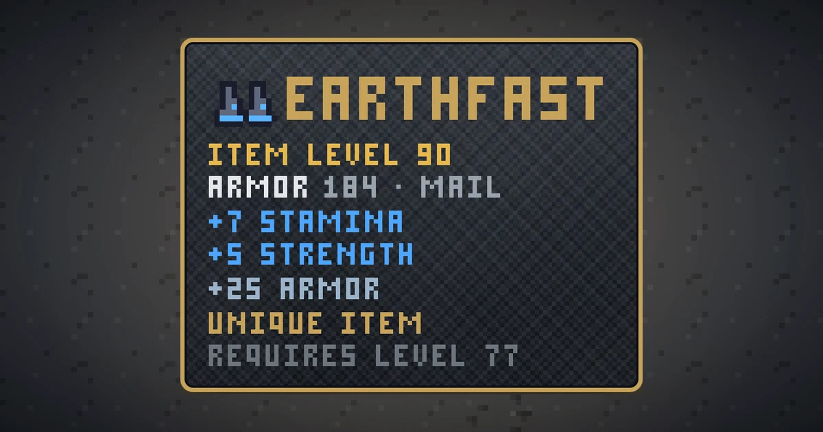 EARTHFAST, a unique feet in Ada's Trail, shown on the map of THE MOON where it drops