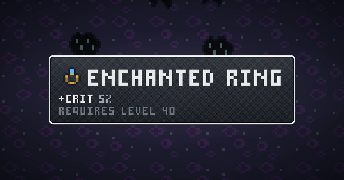 ENCHANTED RING, a base item ring in Ada's Trail, shown on the map of THE RIFT where it drops