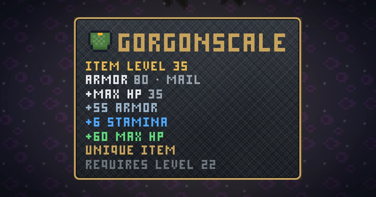 GORGONSCALE, a unique chest in Ada's Trail, shown on the map of THE RIFT where it drops