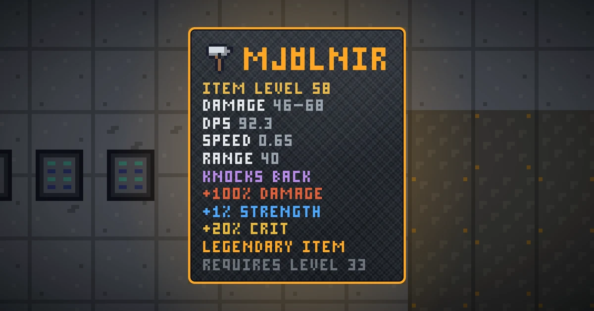 MJÖLNIR, a legendary weapon in Ada's Trail, shown on the map of GOODCO HQ where it drops