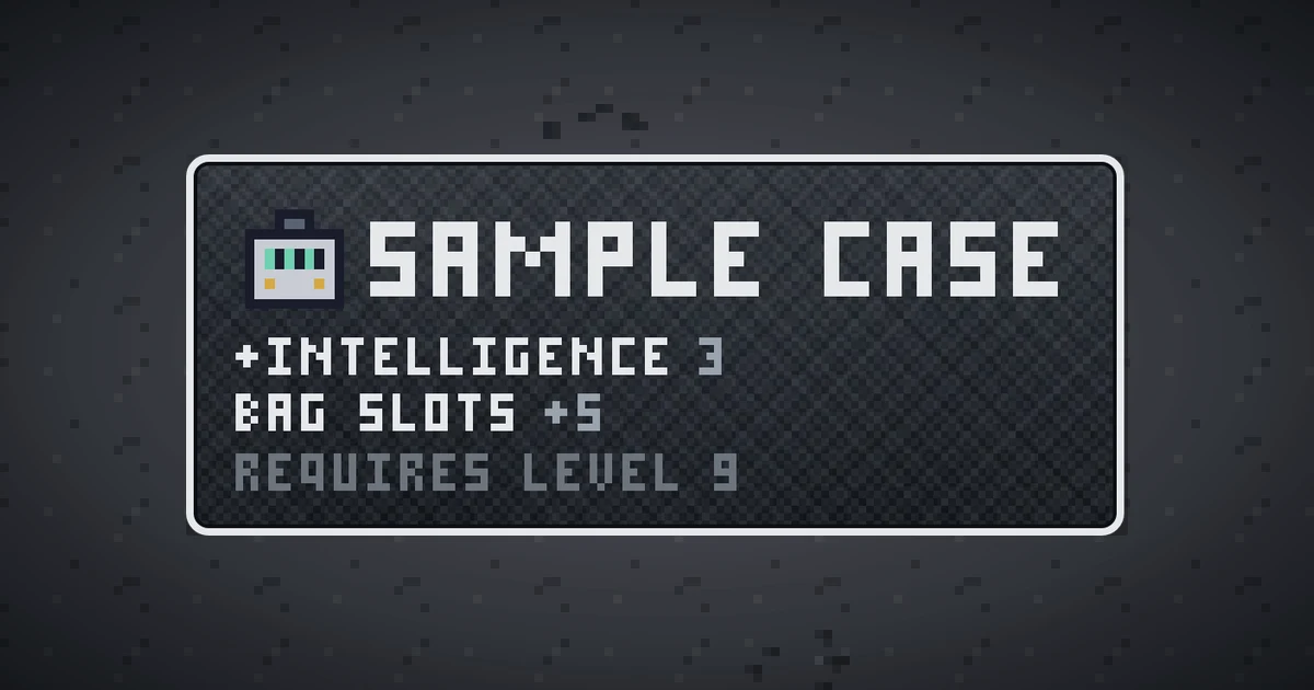 SAMPLE CASE, a base item bag in Ada's Trail, shown on the map of THE MOON where it drops