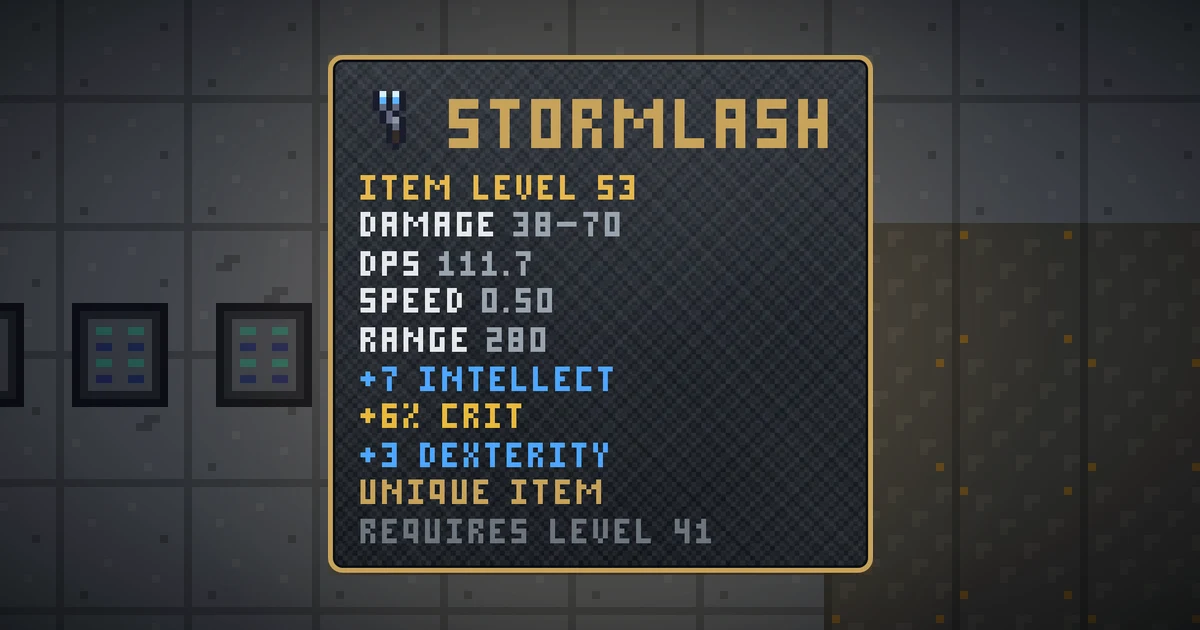 STORMLASH, a unique weapon in Ada's Trail, shown on the map of GOODCO HQ where it drops