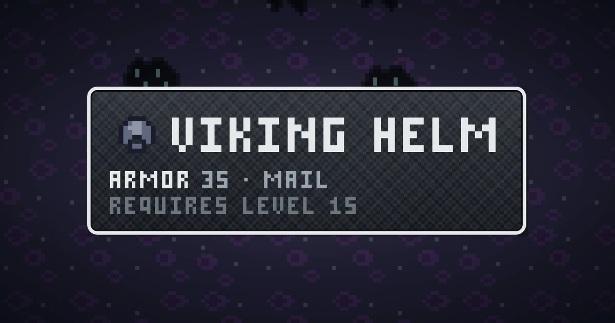 VIKING HELM, a base item head in Ada's Trail, shown on the map of THE RIFT where it drops