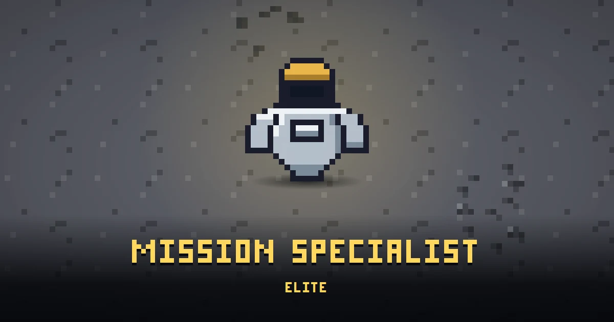 MISSION SPECIALIST, elite of THE MOON in Ada's Trail, shown on the map of the level it patrols