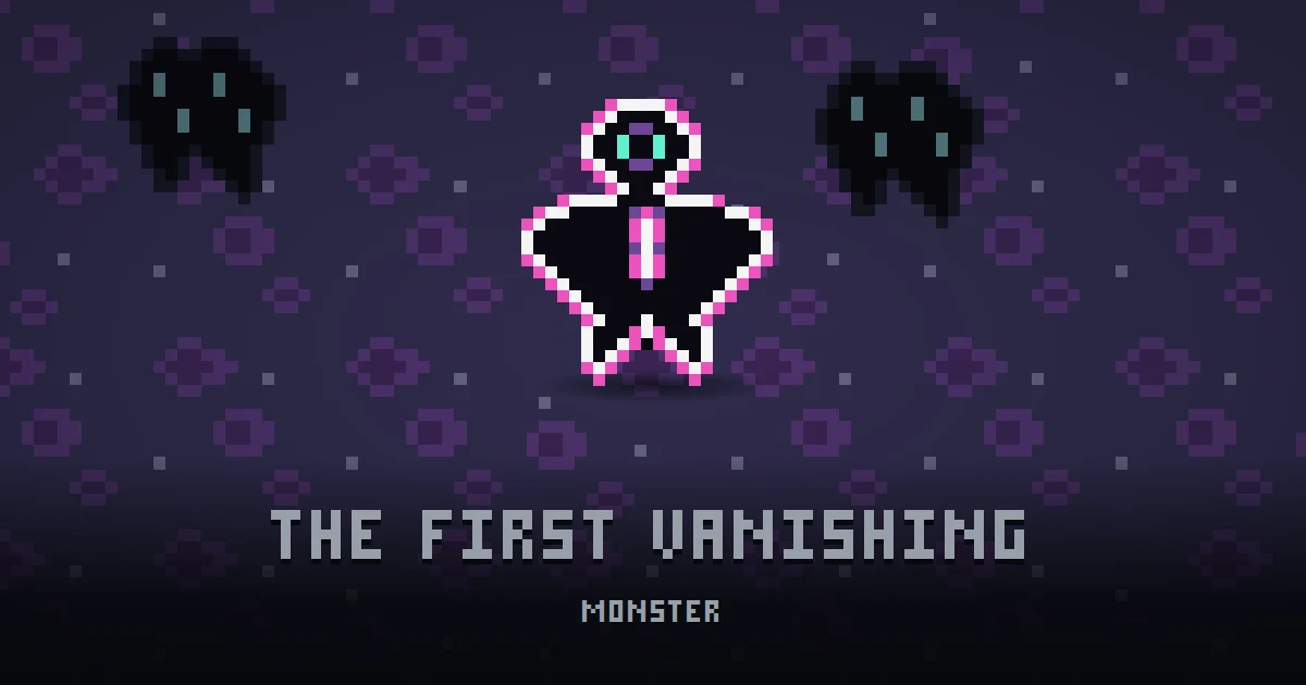 THE FIRST VANISHING, monster of THE RIFT in Ada's Trail, shown on the map of the level it patrols
