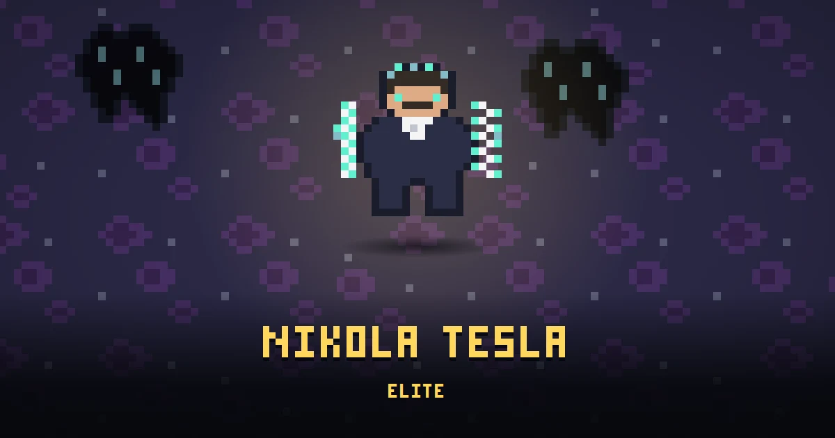 NIKOLA TESLA, elite of THE RIFT in Ada's Trail, shown on the map of the level it patrols