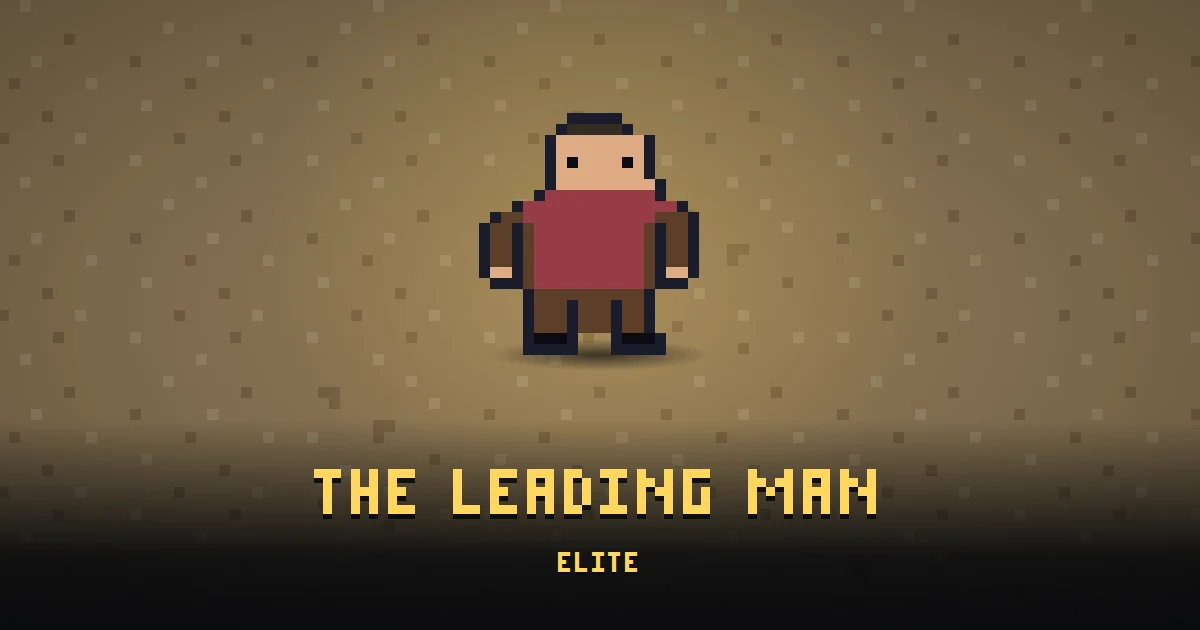 THE LEADING MAN, elite of BOOT HILL in Ada's Trail, shown on the map of the level it patrols