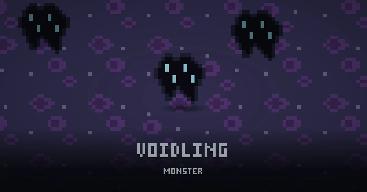 VOIDLING, monster of THE RIFT in Ada's Trail, shown on the map of the level it patrols