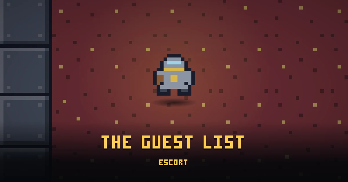 THE GUEST LIST, an errand in Ada's Trail, on the floor of THE BUNKER where it is handed out