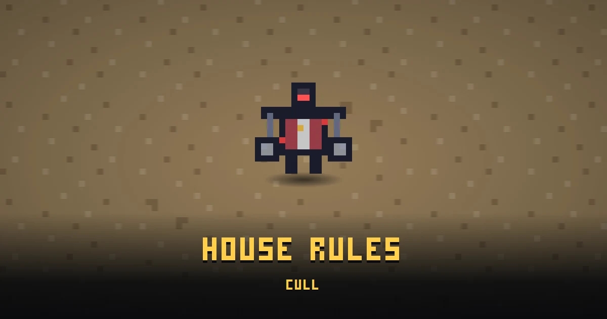HOUSE RULES, an errand in Ada's Trail, on the floor of BOOT HILL where it is handed out