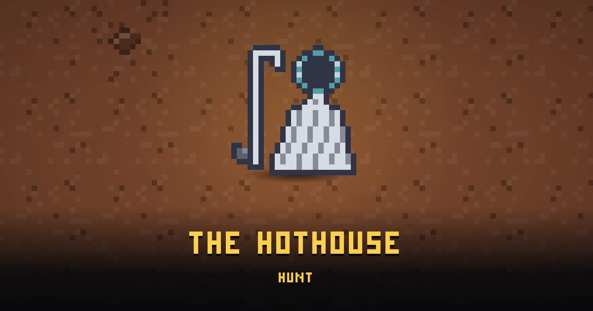 THE HOTHOUSE, an errand in Ada's Trail, on the floor of MARS where it is handed out