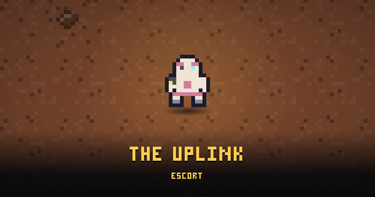 THE UPLINK, an errand in Ada's Trail, on the floor of MARS where it is handed out