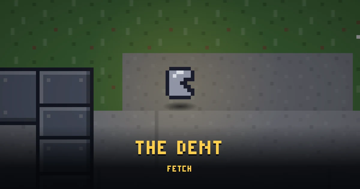 THE DENT, an errand in Ada's Trail, on the floor of THE GARAGE where it is handed out