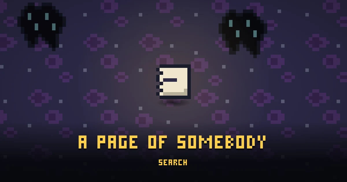 A PAGE OF SOMEBODY, an errand in Ada's Trail, on the floor of THE RIFT where it is handed out